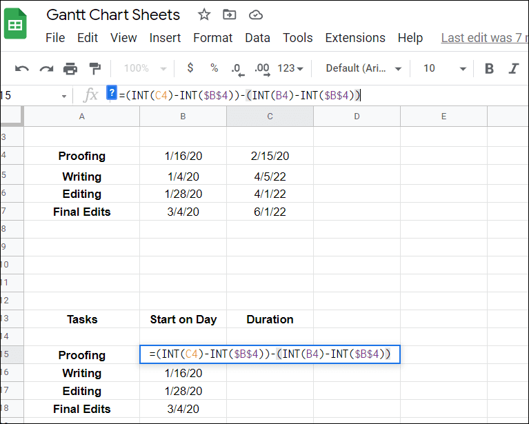 How to Create a Gantt Chart in Google Sheets - 69