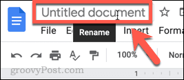 rename google docs