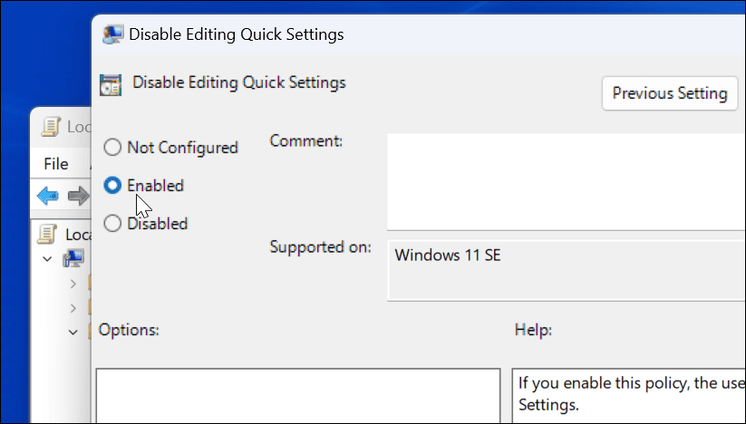 How to Prevent Quick Settings Changes on Windows 11 - 58