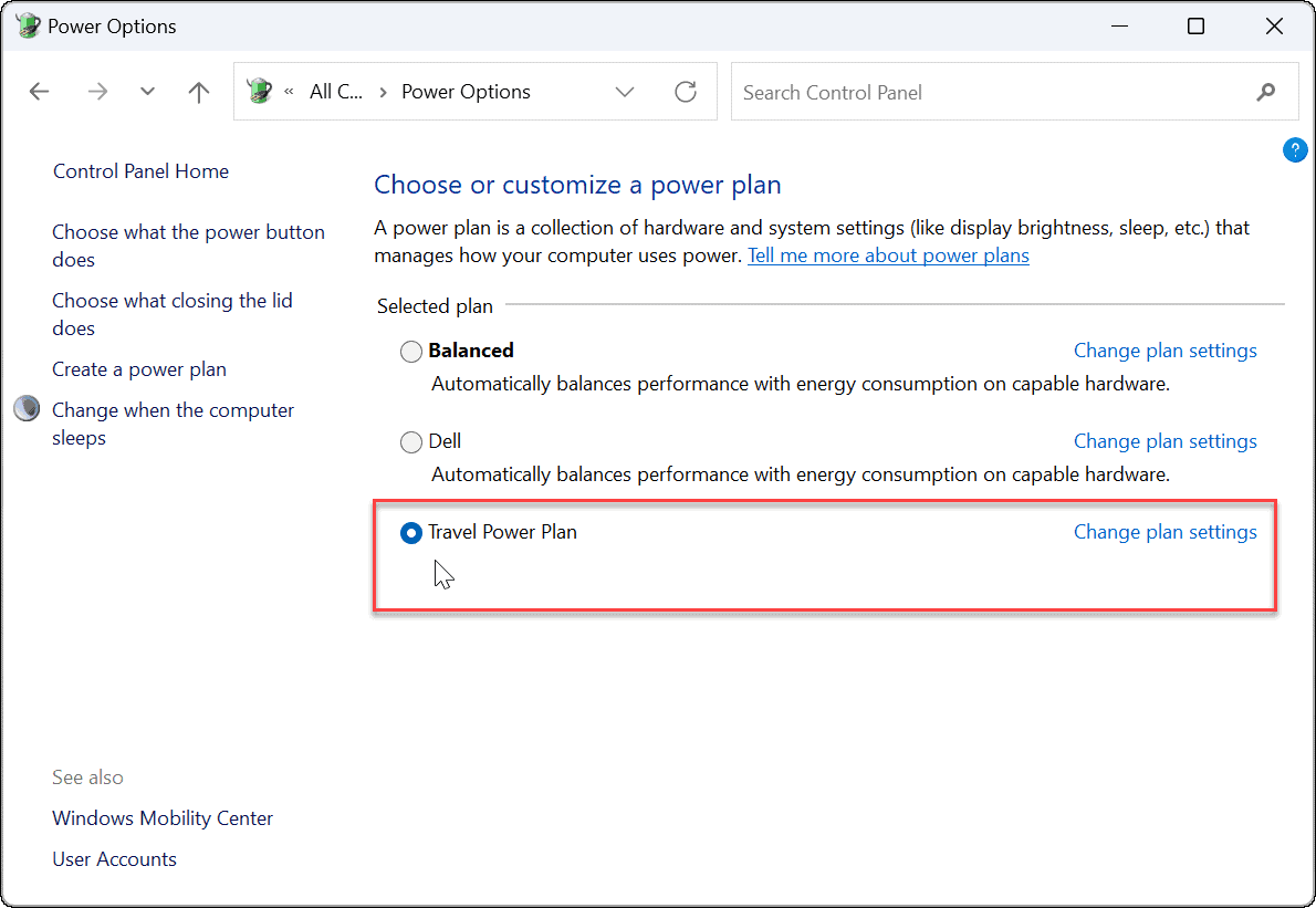 How to Create a Custom Power Plan on Windows 11