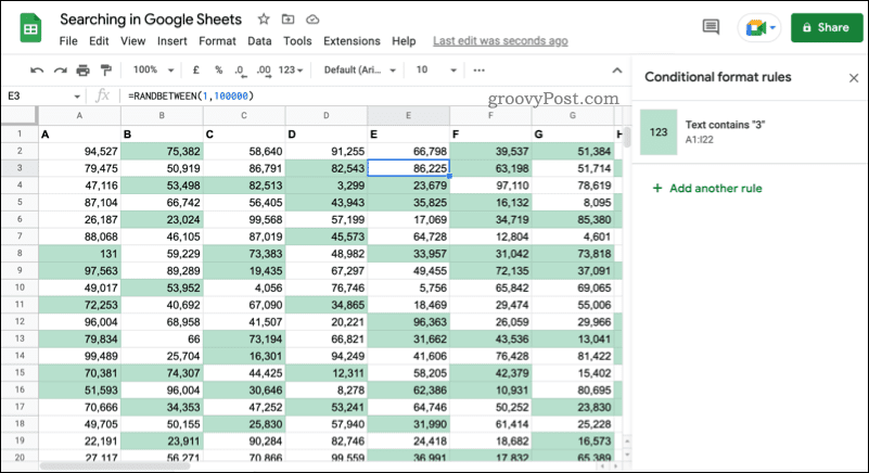 How to Search in Google Sheets - 43