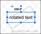 How to Rotate Text in Google Docs - 90