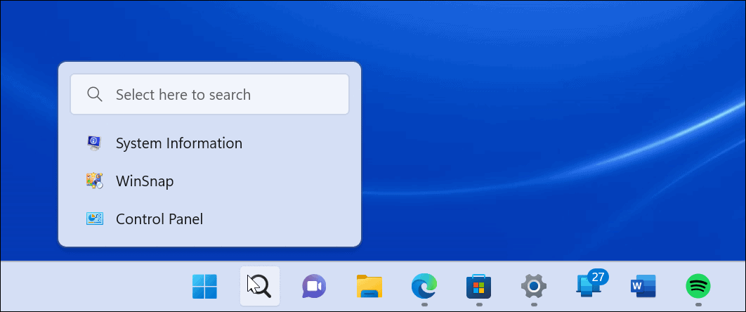 Windows 11 search bar not working