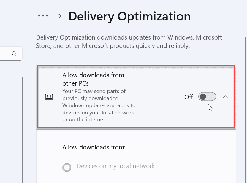 How to Disable Delivery Optimization on Windows 11 - 19