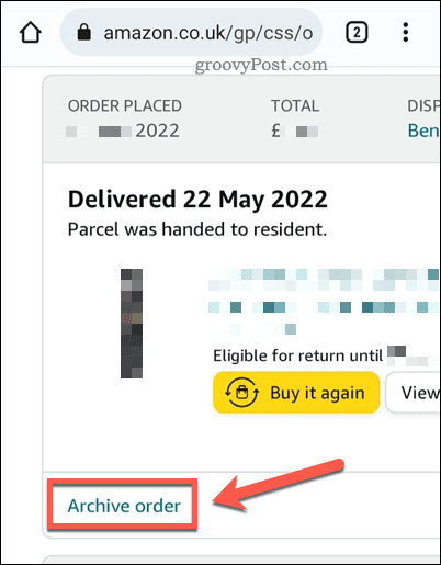 How to Archive Amazon Orders - 23