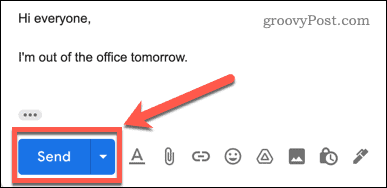 Gmailメールの送信