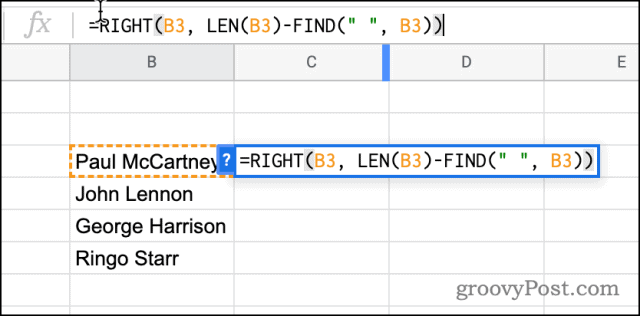 How to Separate Names in Google Sheets - 76