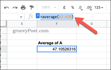 How to Show Formulas in Google Sheets - 5