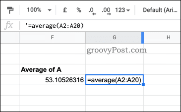 How to Show Formulas in Google Sheets - 67