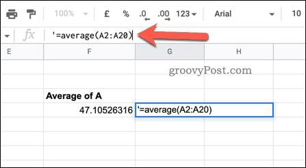 How to Show Formulas in Google Sheets - 68