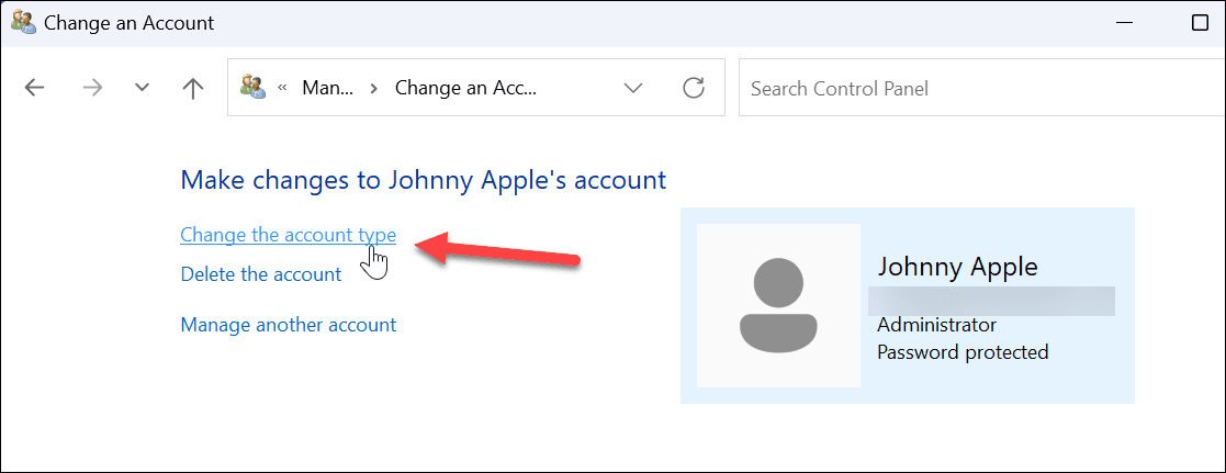 How to Change Account Type on Windows 11 - 19