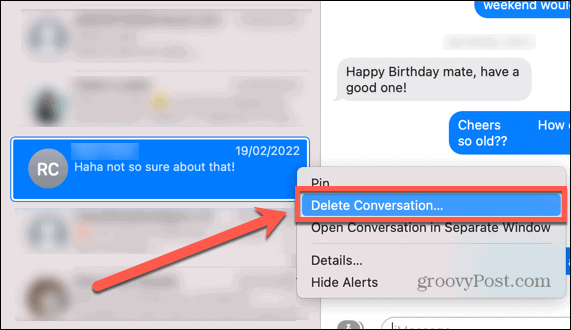 How to Delete Messages on Mac - 6