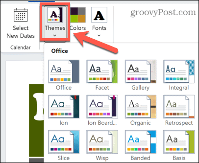 How to Make a Calendar in Word - 75