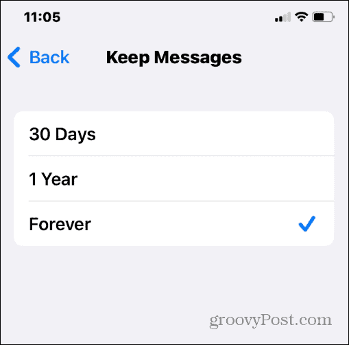 How to Make iPhone Automatically Delete Old Messages - 46