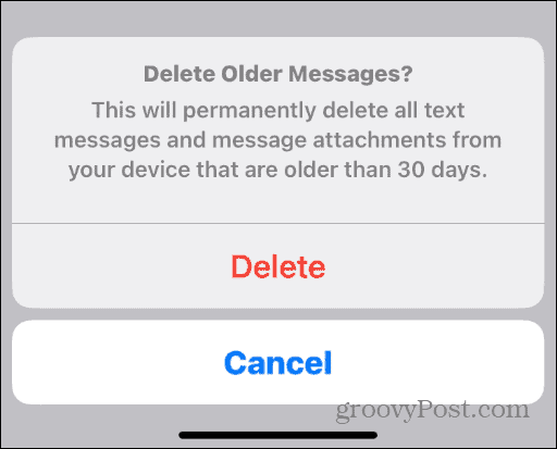 How to Make iPhone Automatically Delete Old Messages - 87