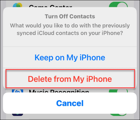 How to Delete All Contacts on iPhone - 47
