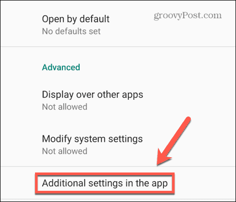 android auto additional settings