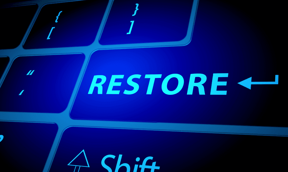 Restore files featured