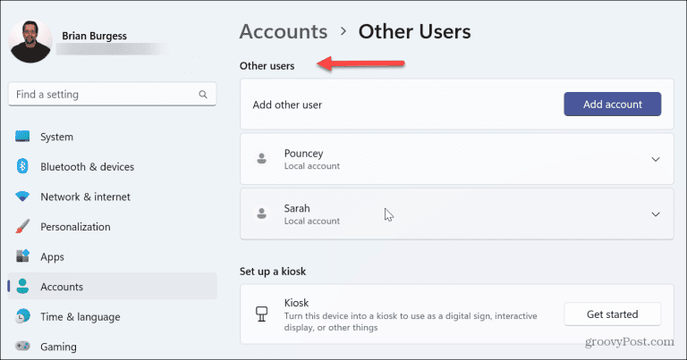 How to View All User Accounts on Windows 11
