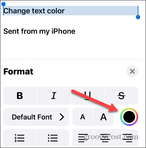How to Change Text Color on iPhone - 39