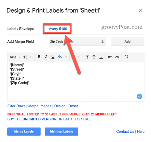 How to Print Labels From Google Sheets