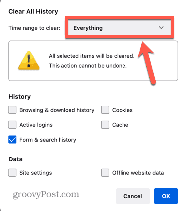 How to Delete Autofill Entries in Firefox - 65