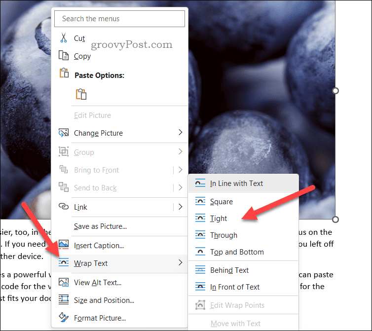 How to Overlay Images in Word