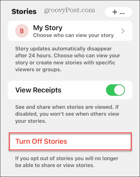 How to Turn Off Stories in Signal - 96
