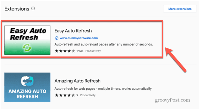 easy auto refresh extension