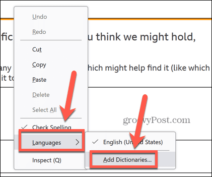 How to Use the Firefox Spell Checker - 56
