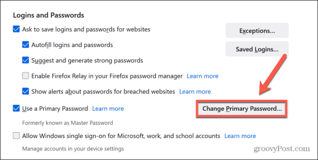 How to Protect Firefox Passwords With a Primary Password - 54