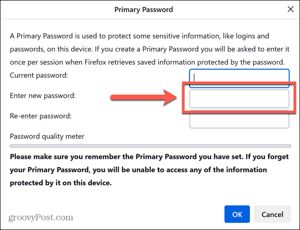 How to Protect Firefox Passwords With a Primary Password - 60