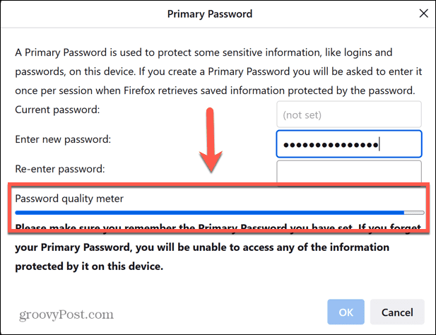 How to Protect Firefox Passwords With a Primary Password - 69