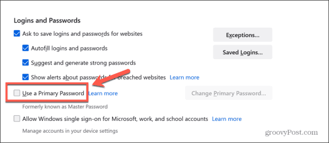 How to Protect Firefox Passwords With a Primary Password - 99