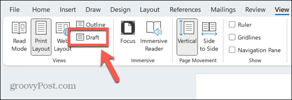 How to Turn Off Background Repagination in Word - 6