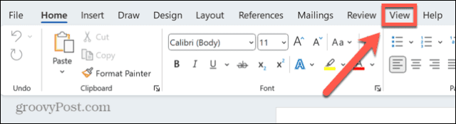 How to Turn Off Background Repagination in Word - 7