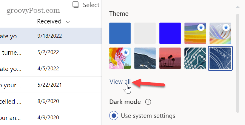 How to Change the New Outlook App Theme - 61