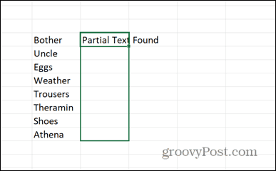 How to Check for Partial Matches in Excel - 75