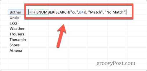 How to Check for Partial Matches in Excel - 72