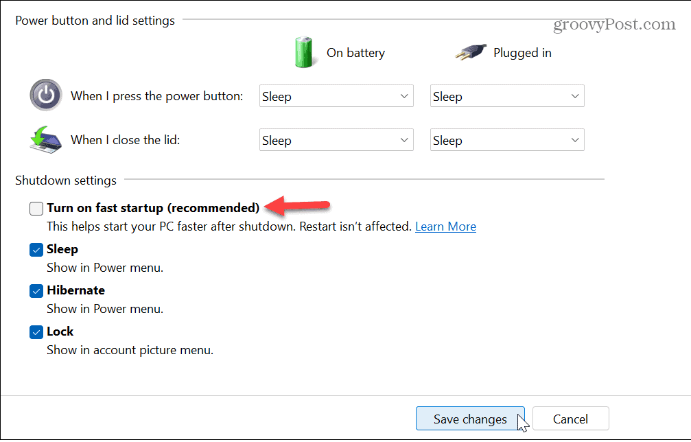 How to Turn Off Fast Startup on Windows 11 - 94