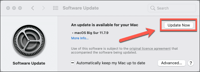 mac update now