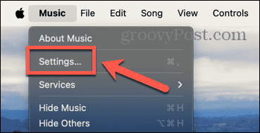 apple music settings mac