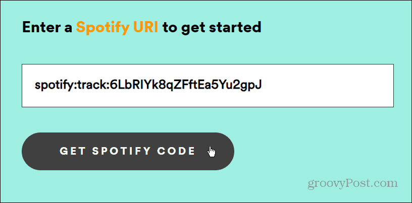 get spotify code share music