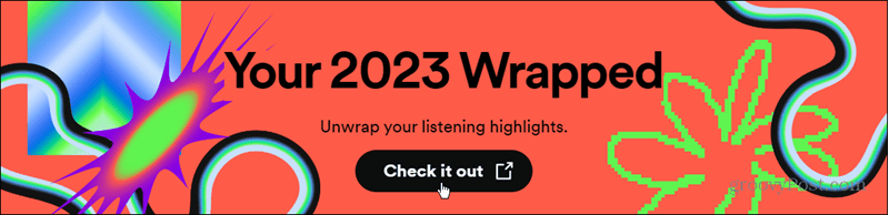 spotify wrapped 2023 banner