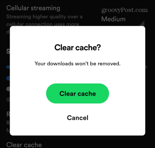 clear cache verification android