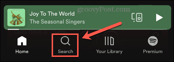 spotify search icon