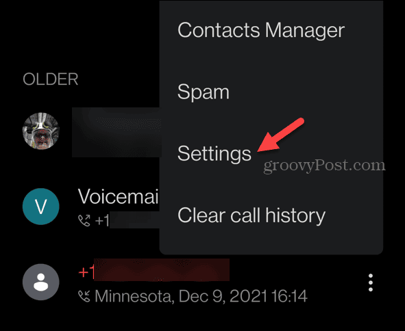 phone app android settings