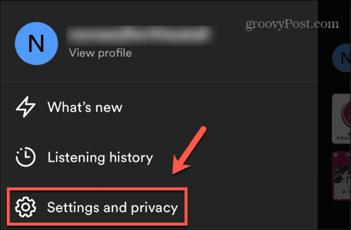 spotify settings privacy