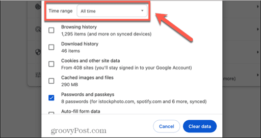 chrome password manager all time