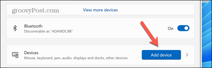 windows 11 add device